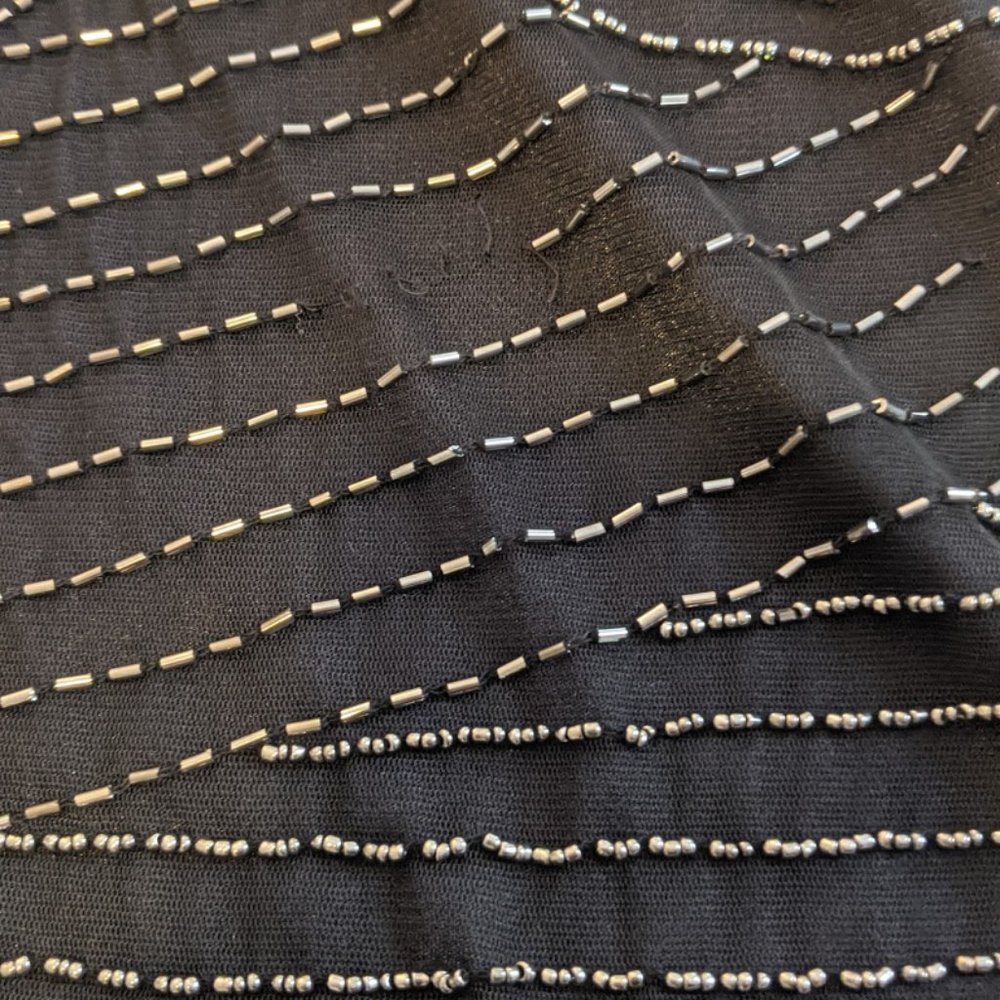 J Kara Beaded Black Dress - Picture 9 of 14